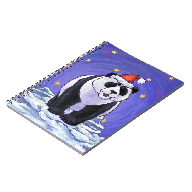 Caderno Espiral Panda Bear Christmas (Left Side)