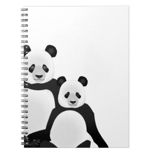 Caderno Espiral Panda Bear Mãe e Cub