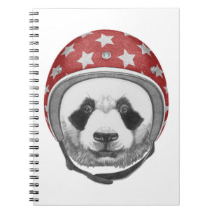 Caderno Espiral Panda do temerário