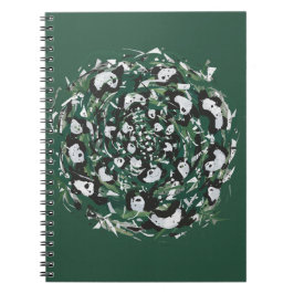 Caderno Espiral Panda-mônio