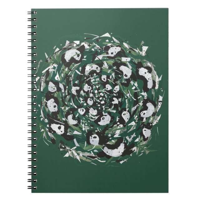 Caderno Espiral Panda-mônio (Frente)