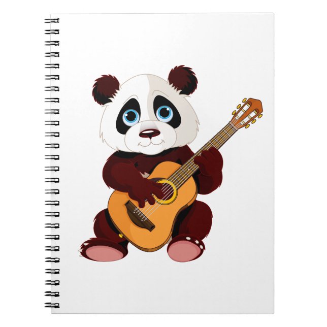 Caderno Espiral panda musical (Frente)
