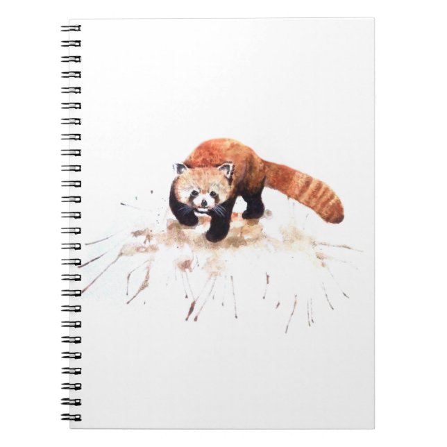 CADERNO ESPIRAL PANDA VERMELHA (Frente)