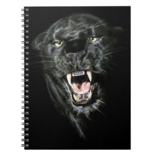 Caderno Espiral Pantera Negra