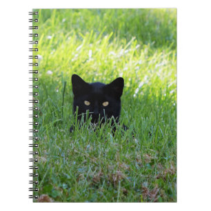 Caderno Espiral Panther in the Grass