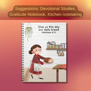 Caderno Espiral Pão Diário – Fé & Gratidão