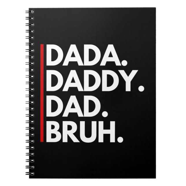 CADERNO ESPIRAL PAPA PAI PAI MANO (Frente)
