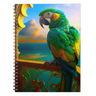 Caderno Espiral Papagaio