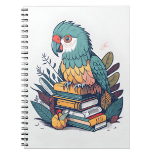 Caderno Espiral papagaio giro 1