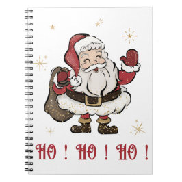 Caderno Espiral Papai Noel