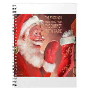 Caderno Espiral Papai noel CON33 3 Stockings.tif