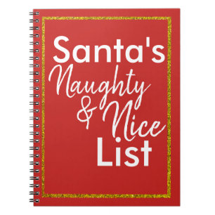 Caderno Espiral Papai noel impertinente & Diário agradável