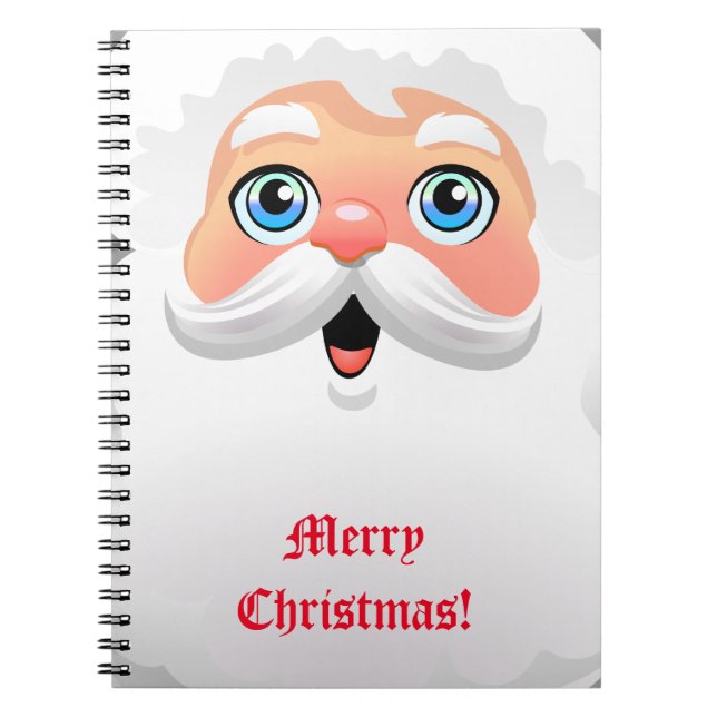 Caderno Espiral Papai Noel personalizado (Frente)