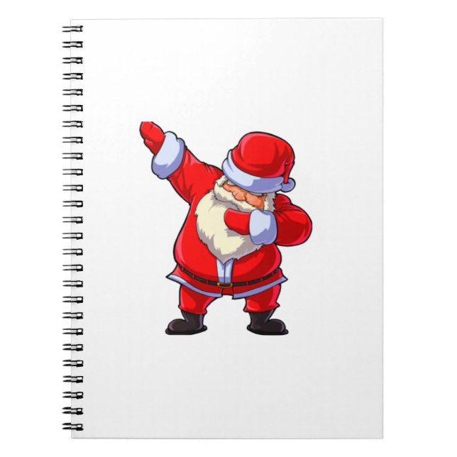 Caderno Espiral Papai noel Rock (Frente)