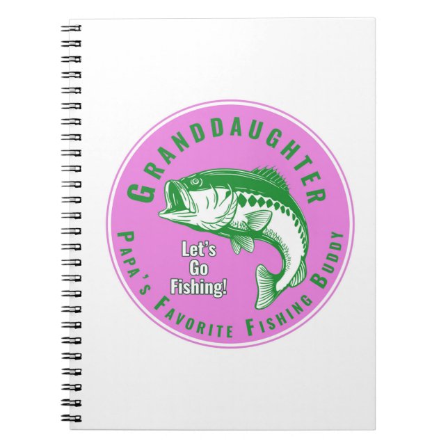 Caderno Espiral Papai's Favite Fisheries Buddy (Frente)