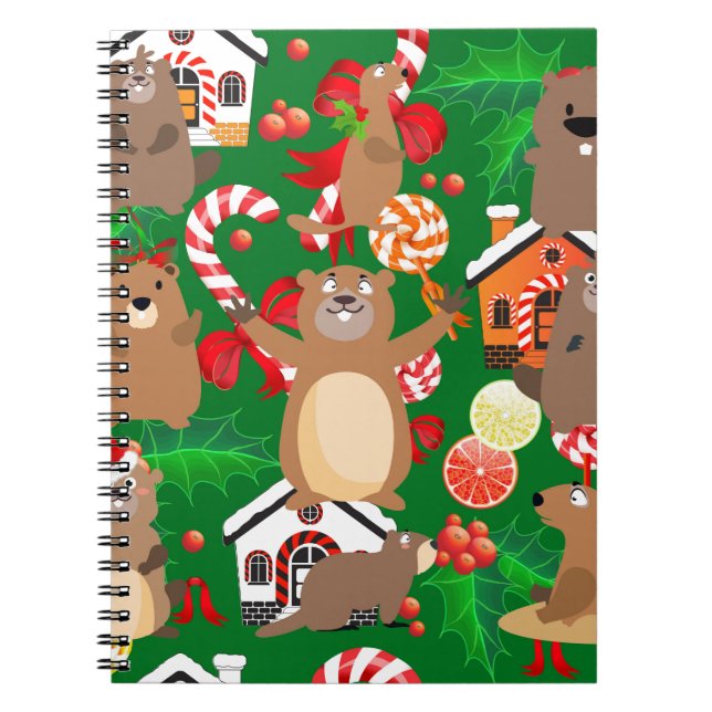 Caderno Espiral Papais noeis de natal (Frente)