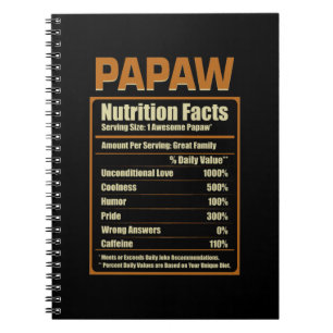 Caderno Espiral Papaw Nutrição Fata Amor Incondicional