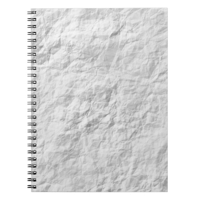 Caderno Espiral Papel de cabeçalho de banner amassado (Frente)