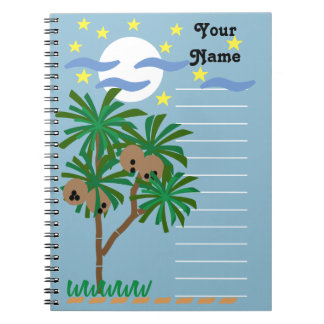 Caderno Espiral Papel de carta "Símbolos Abstrato"