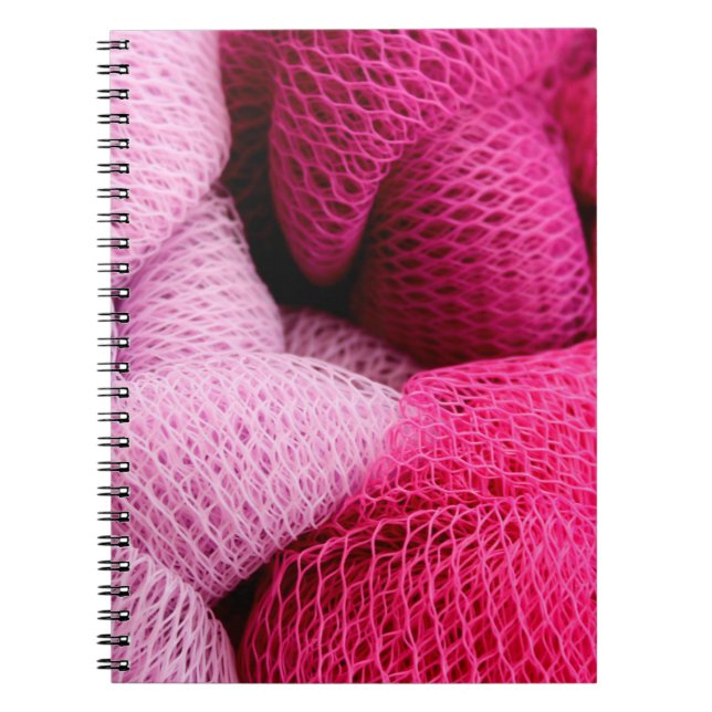 Caderno Espiral Papel de parede de malha de tecelagem (Frente)