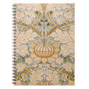 Caderno Espiral Papel de parede William Morris Vintage St James Ac