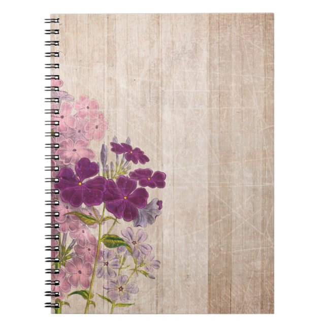 Caderno Espiral Papel de raspagem de fundo (Frente)
