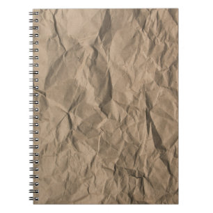 Caderno Espiral Papel robusto: textura do reciclado