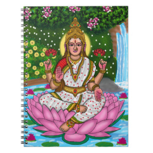 Caderno Espiral Papelaria da Deusa Lakshmi