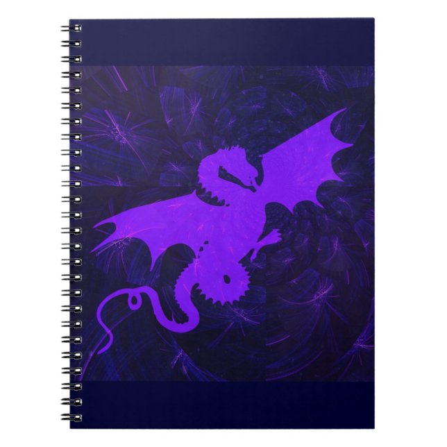 Caderno Espiral Papelaria do Dragão Gótico (Frente)