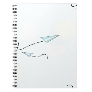 Caderno Espiral paper airplanes