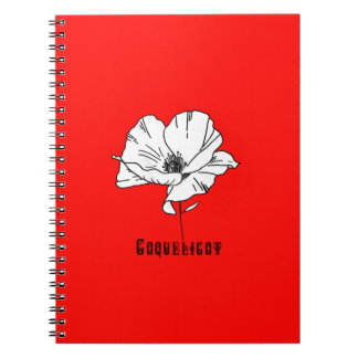Caderno Espiral Papoila