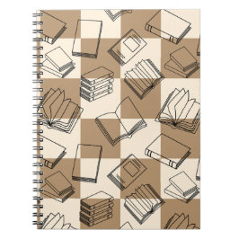 Caderno Espiral para Amantes de Livros Aconchegant