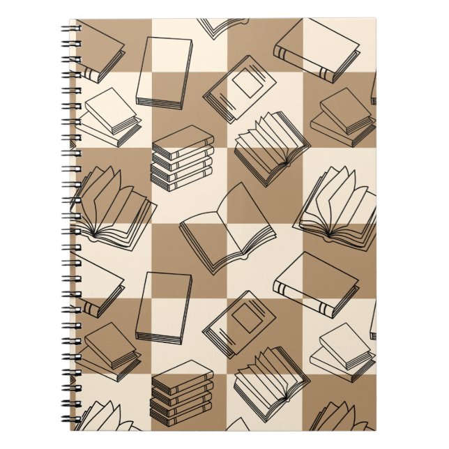 Caderno Espiral para Amantes de Livros Aconchegant (Frente)
