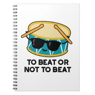 Caderno Espiral Para Bater Ou Não Bater Em Pedaços De Tambor De