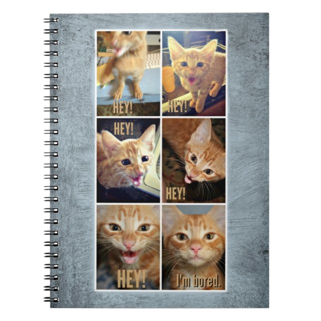 Caderno espiral para coisas impressionantes (Frente)