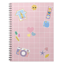 Caderno Espiral para Crianças com Desenhos Lindos