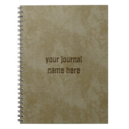 Caderno Espiral Para Criativos Padrão de Textura de Manchas de Caf