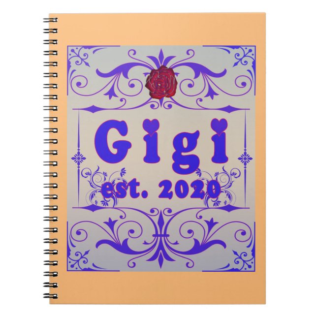 Caderno Espiral Para Esse Especial "GiGi 2020" (Frente)