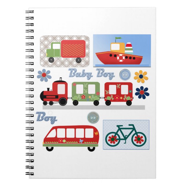 Caderno Espiral Para menino (Frente)