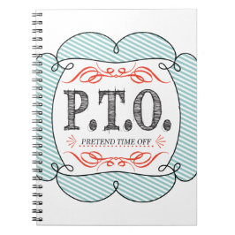 Caderno Espiral Parabéns Engraçados Promovidos para Fingir o Tempo