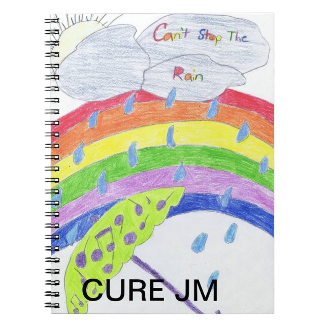 Caderno Espiral "PARADA CHANFRADA arte DA CHUVA" por "Emma " (Frente)