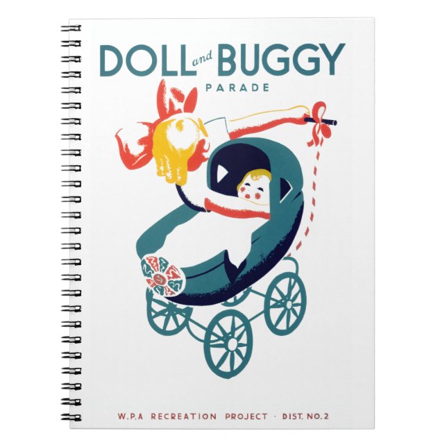 Caderno Espiral Parada Doll and Buggy (Frente)