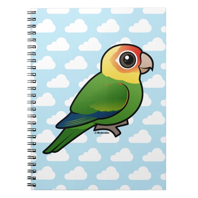Caderno Espiral Parakeet de Birdorable Carolina (Frente)