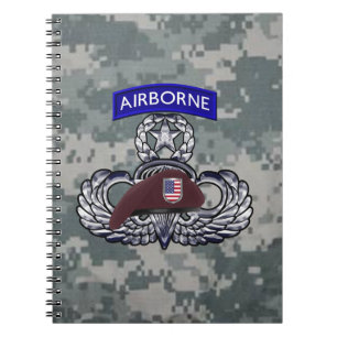 Caderno Espiral Paraquedistas Aerotransportados