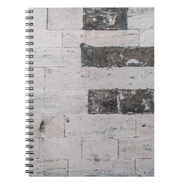 Caderno Espiral Parede de cinza (Frente)
