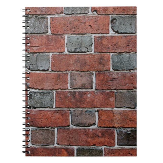 Caderno Espiral Parede de tijolos (Frente)