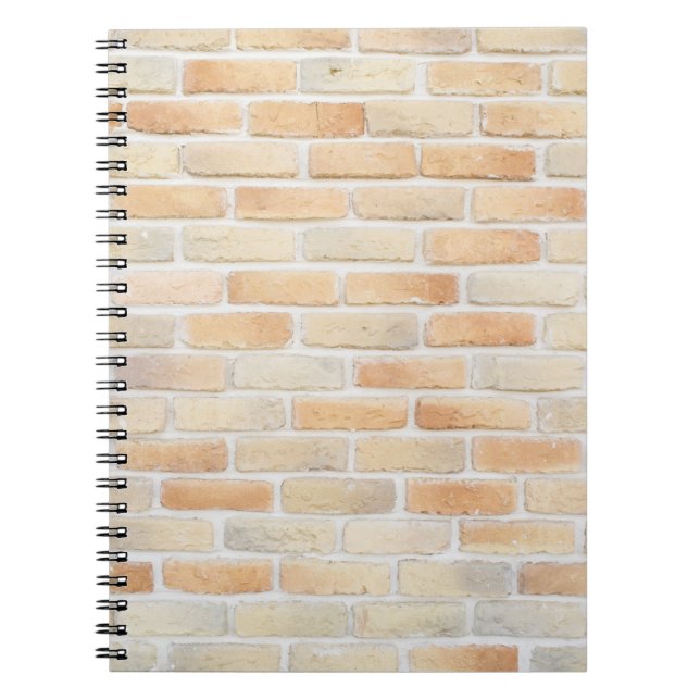 Caderno Espiral Parede de tijolos (Frente)
