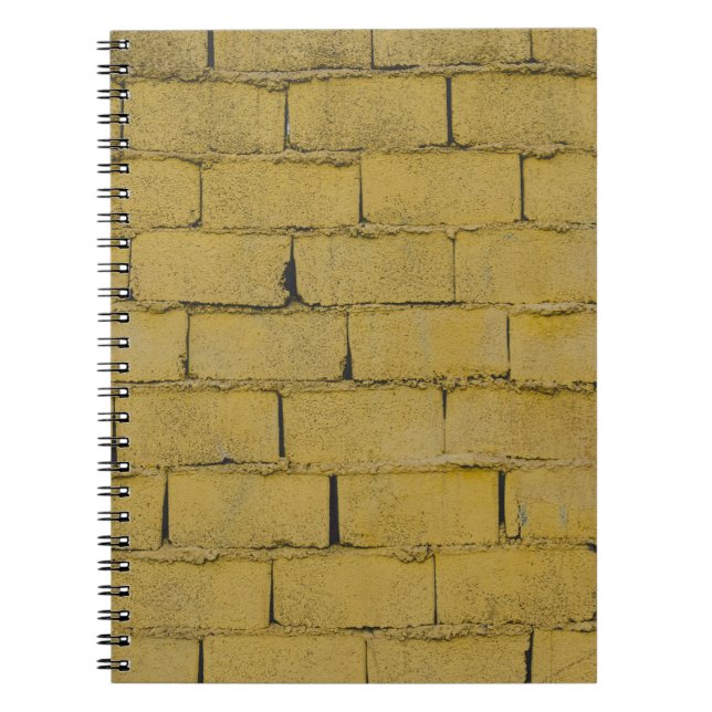 Caderno Espiral Parede de tijolos vazia (Frente)