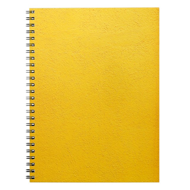 Caderno Espiral Parede pintada amarela (Frente)