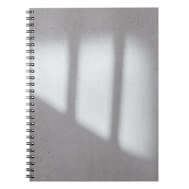 Caderno Espiral Parede pintada branca (Frente)